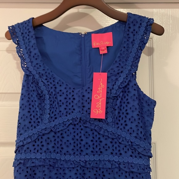 NWT Petite Petal Eyelet Lilly Pulitzer Dress - Picture 2 of 3